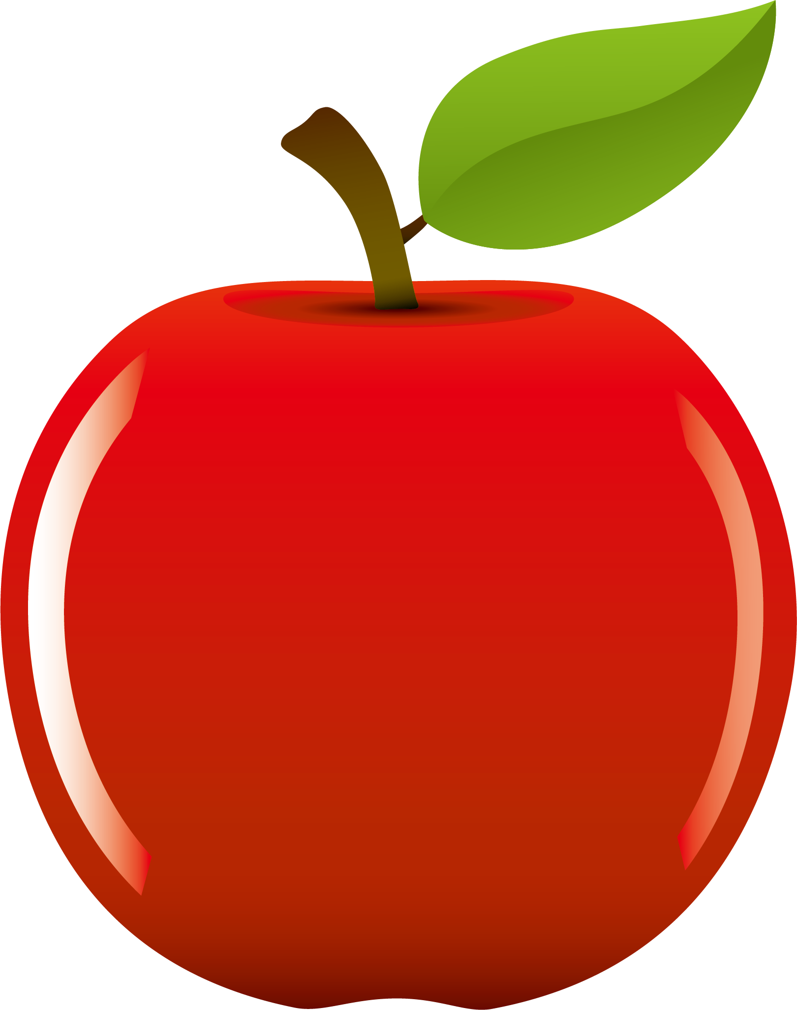 Vector Apple Element Transparent PNG Image