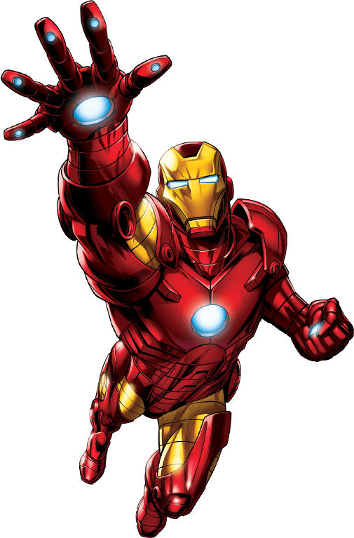 Flying Iron Man Transparent PNG Image