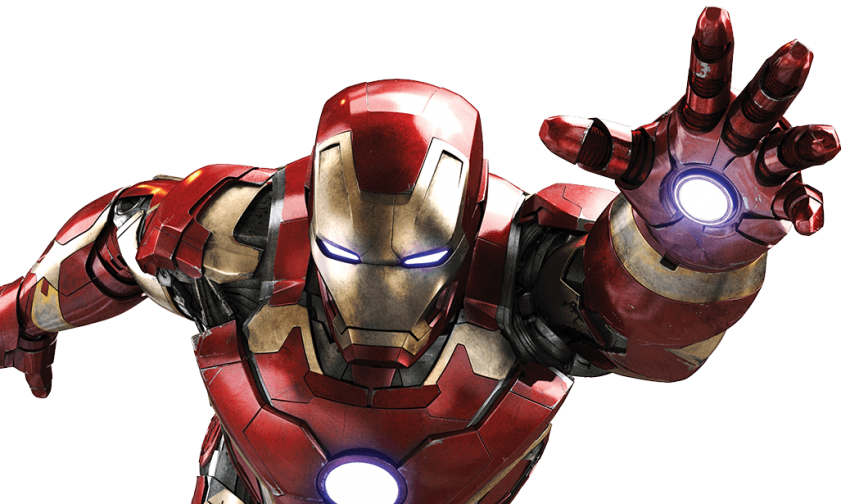 Flying Iron Man Transparent PNG Image
