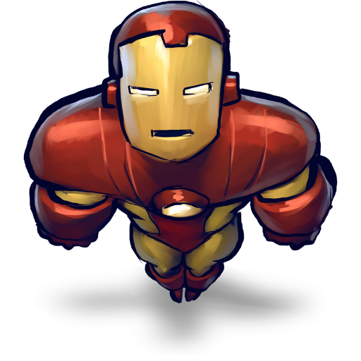 Iron Man Flying Transparent PNG Image