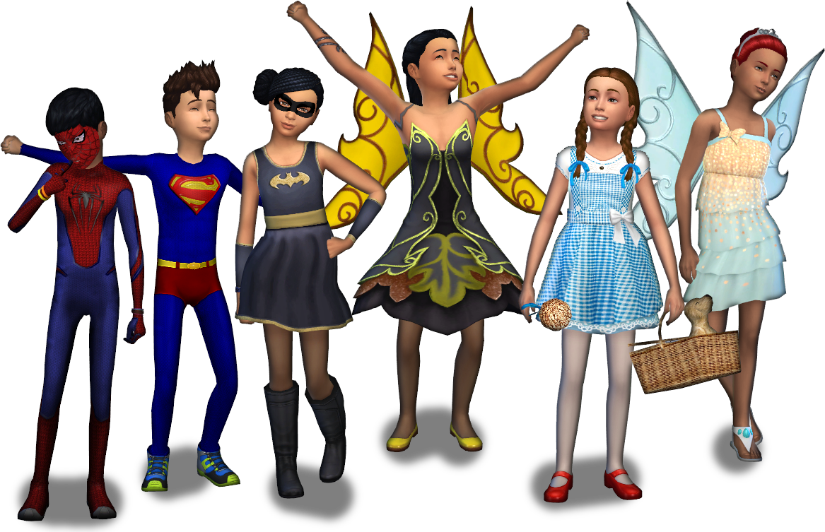 Sims Clothing Halloween Costume File Transparent PNG Image