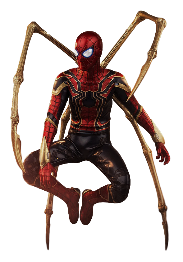 Spiderman Flying Iron Transparent PNG Image