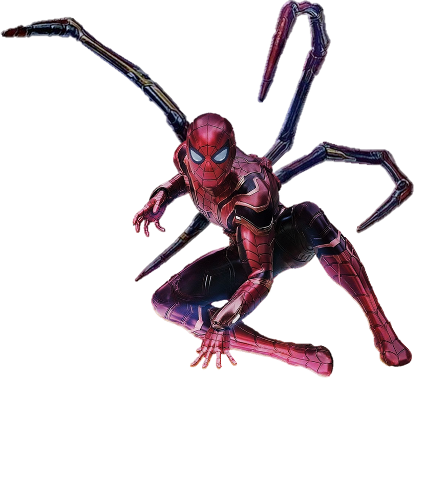 Spiderman Flying Iron Transparent PNG Image
