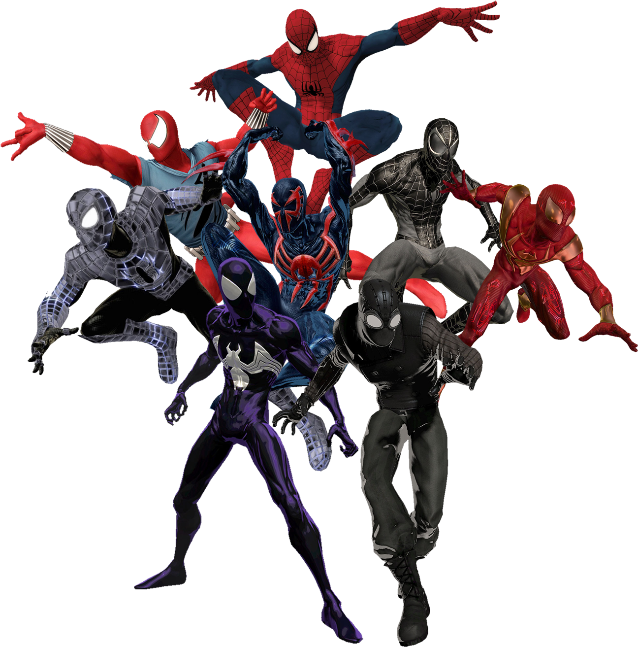 Spiderman Iron Transparent PNG Image