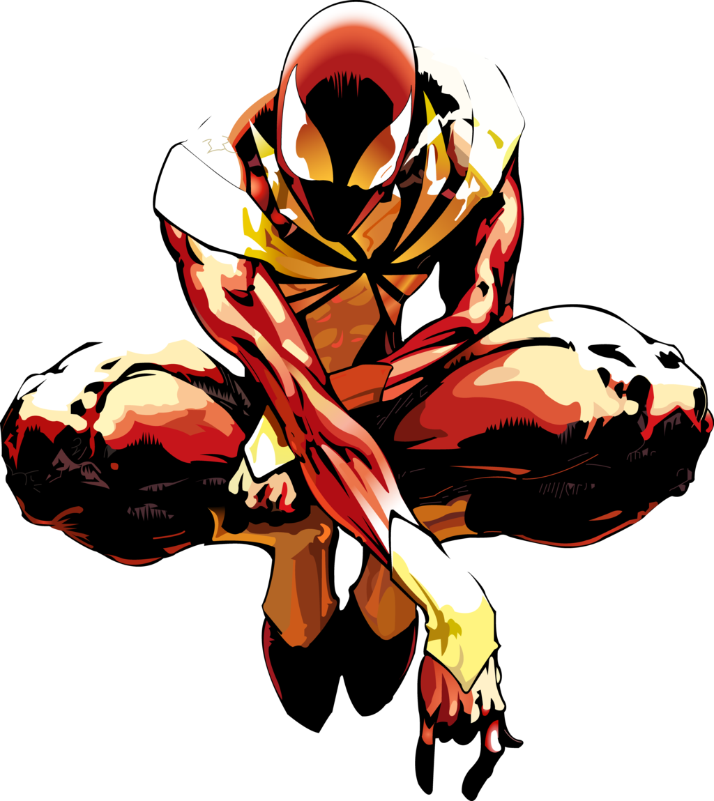 Iron Spiderman Background Transparent PNG Image