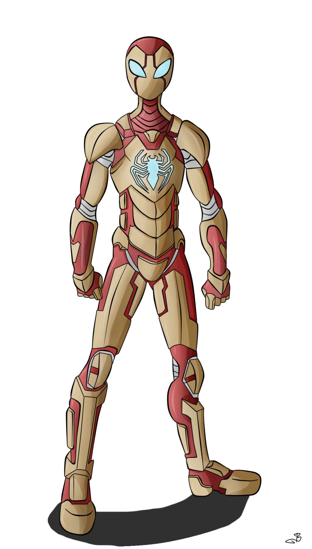 Iron Spiderman Transparent PNG Image