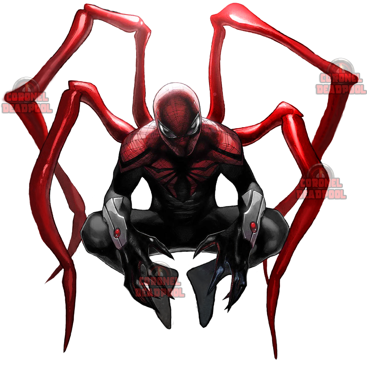 Iron Spiderman Transparent PNG Image