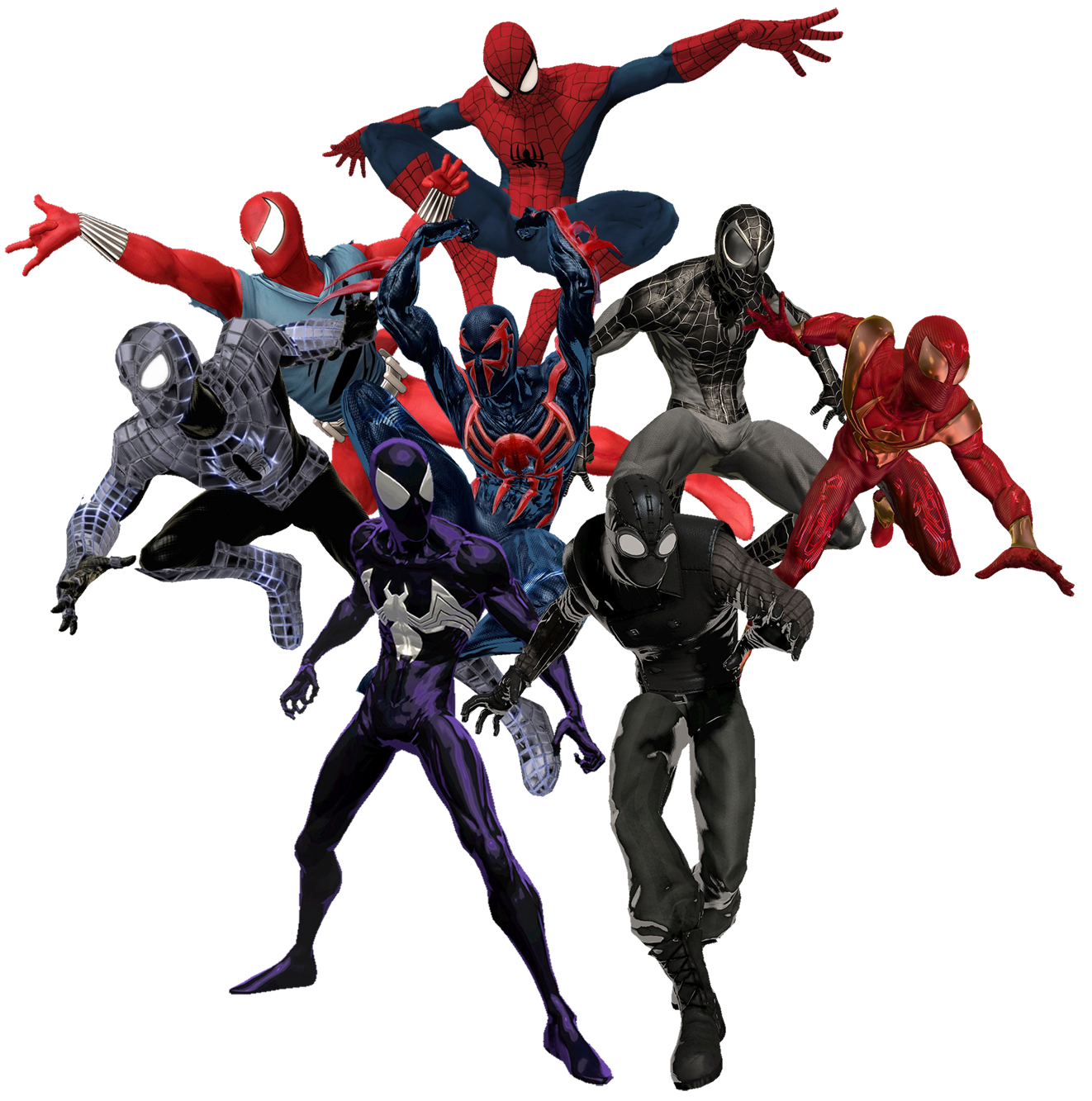 Iron Spiderman Transparent PNG Image