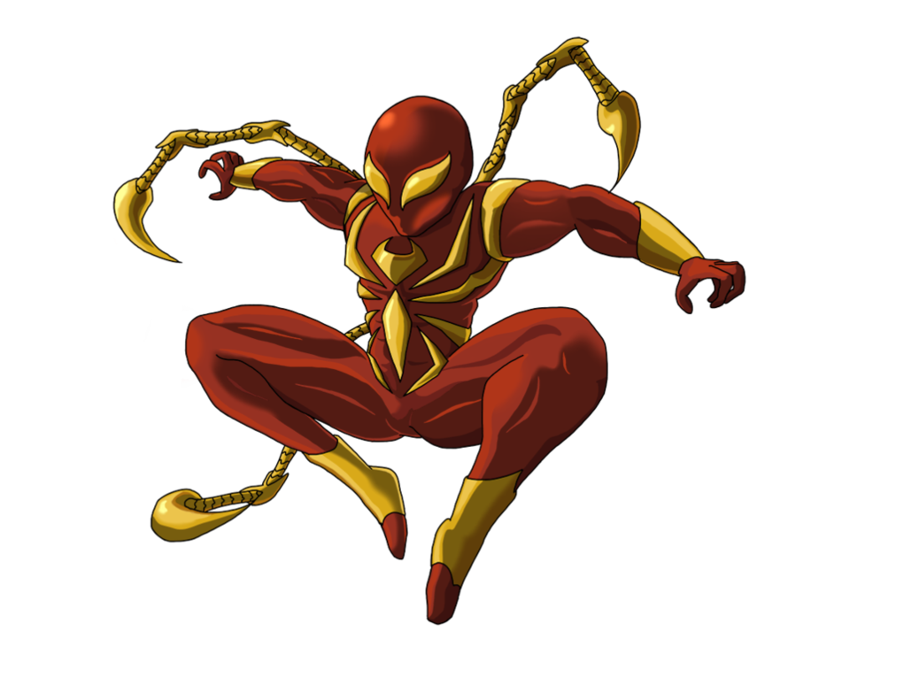 Iron Spiderman Transparent PNG Image