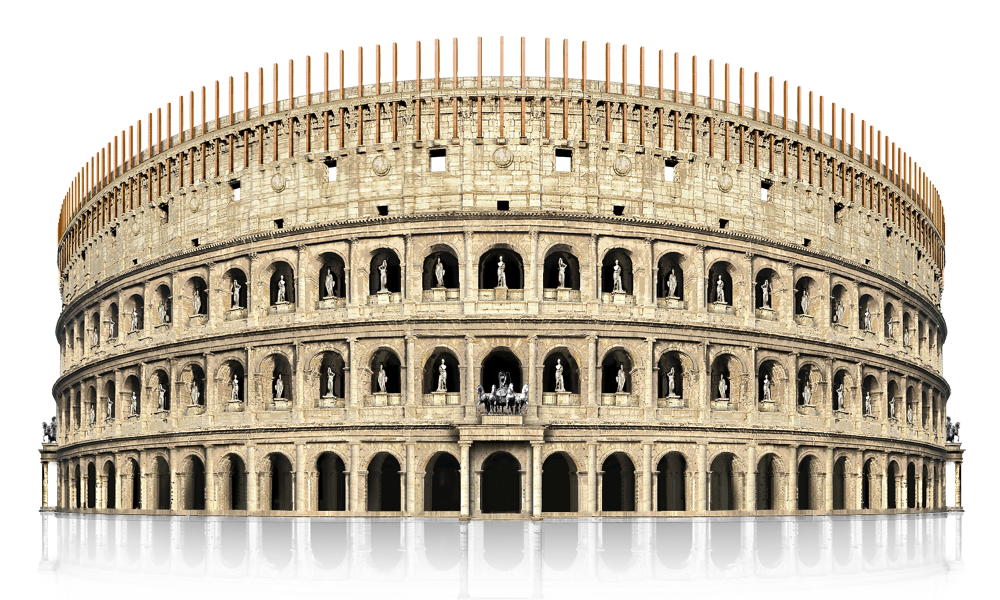 Colosseum Background Transparent PNG Image