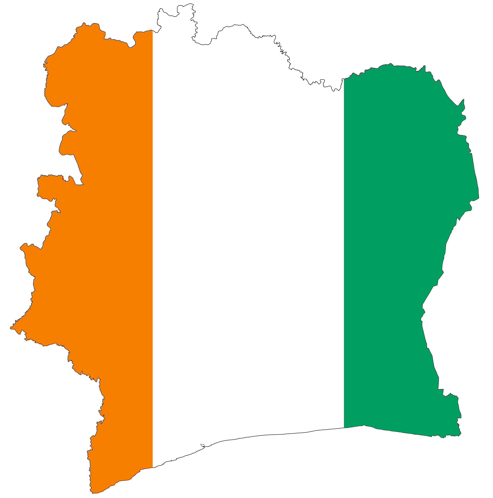 Ivory Coast Flag Transparent PNG Image