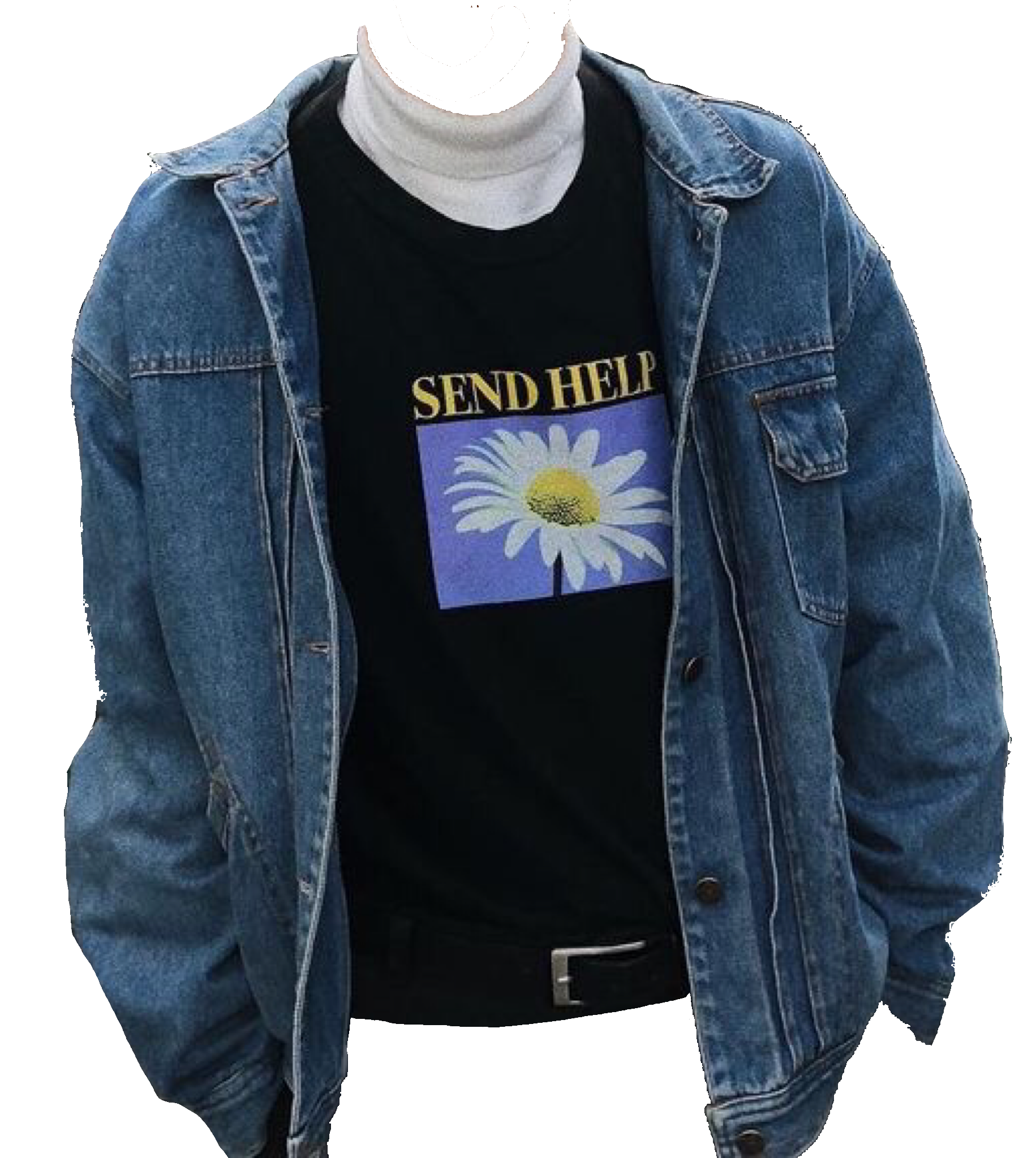 Jacket Denim Girl Transparent PNG Image
