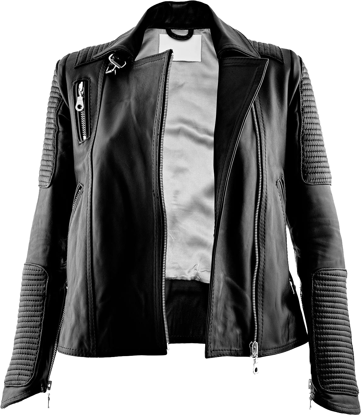 Leather Jacket Girl Transparent PNG Image
