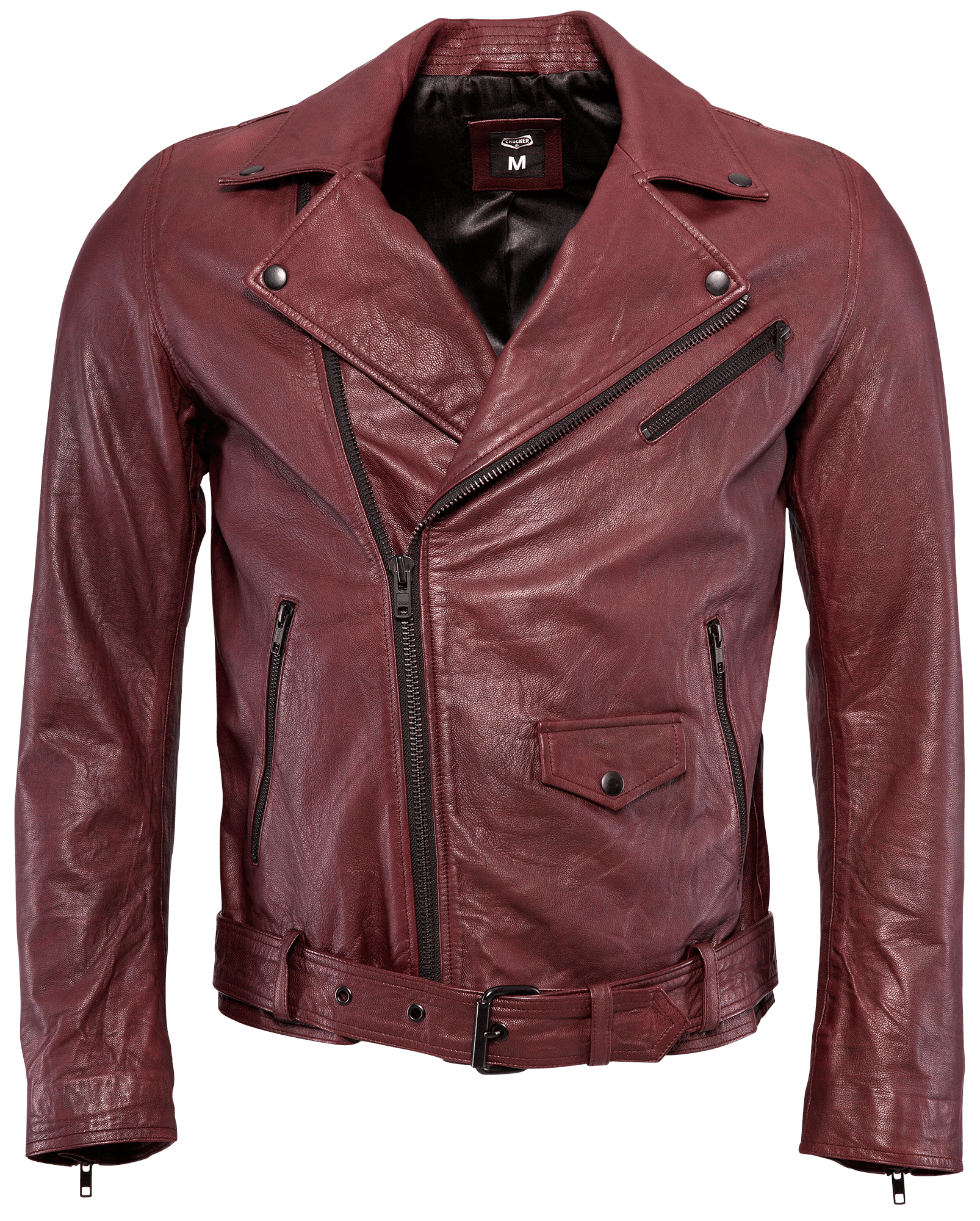 Leather Jacket Red Transparent PNG Image