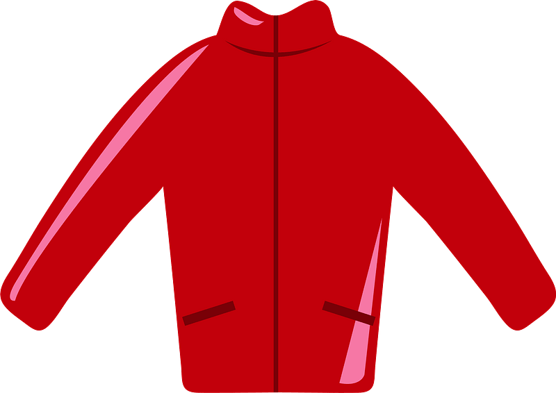 Jacket Vector Red Transparent PNG Image