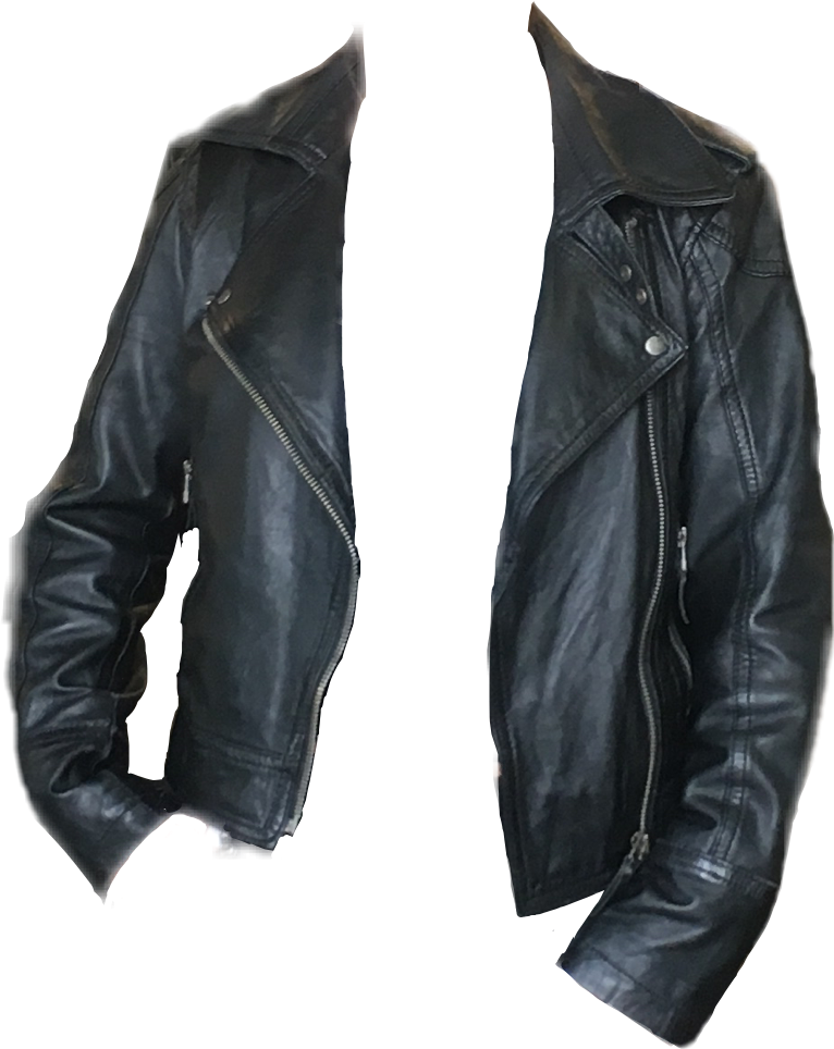 Leather Jacket Biker Transparent PNG Image