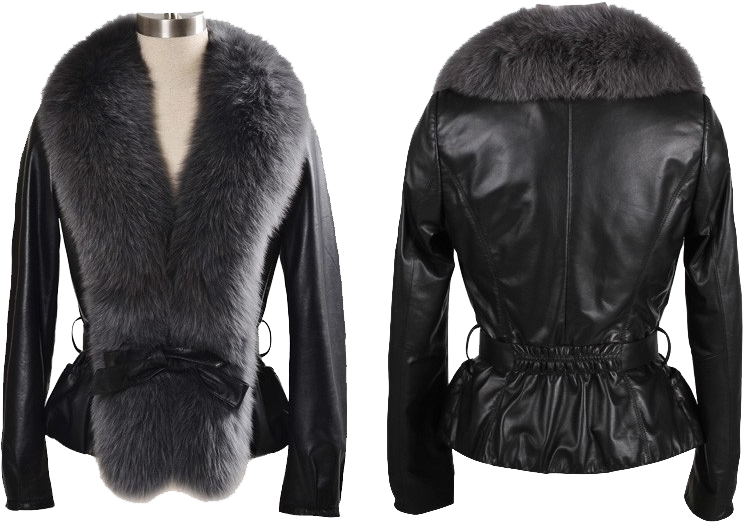 Leather Jacket Biker Transparent PNG Image
