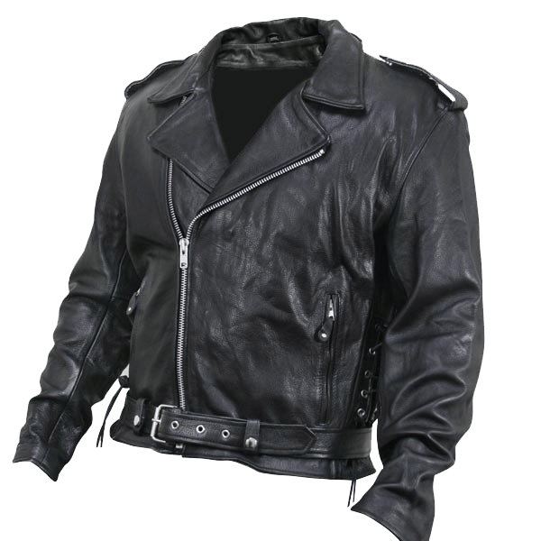 Leather Jacket Black Transparent PNG Image