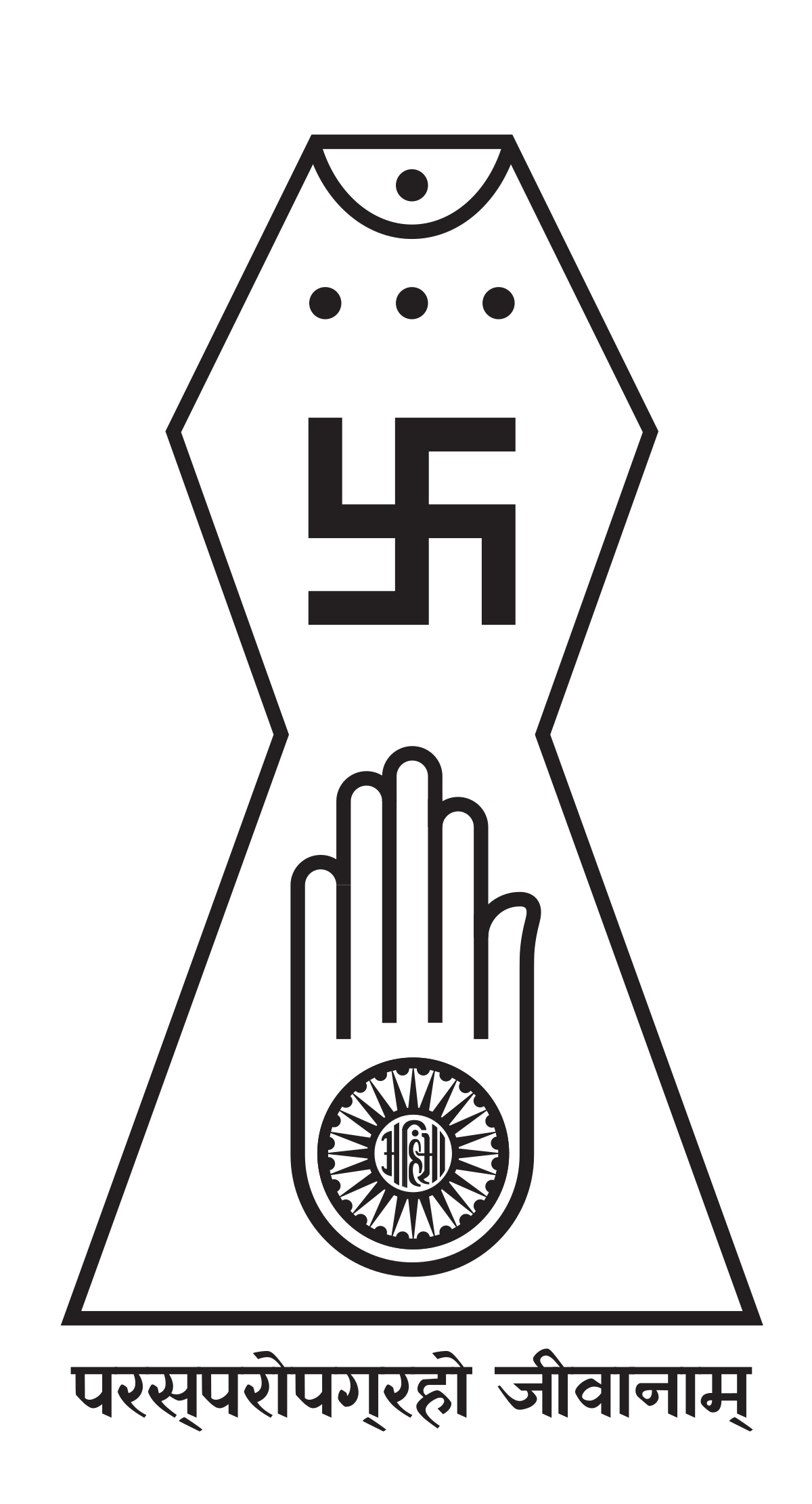 Jainism Symbol Hand Transparent PNG Image
