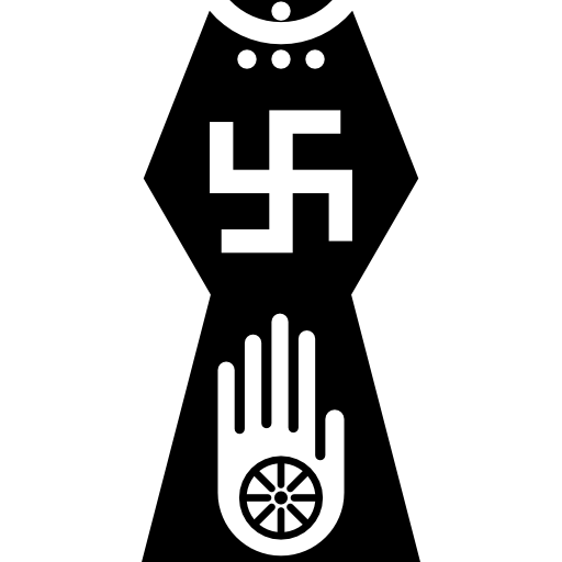 Jainism Symbol Hand Transparent PNG Image