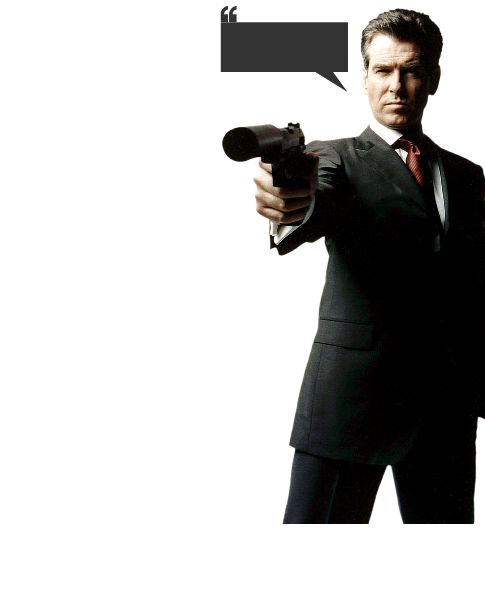 James Bond Transparent PNG Image