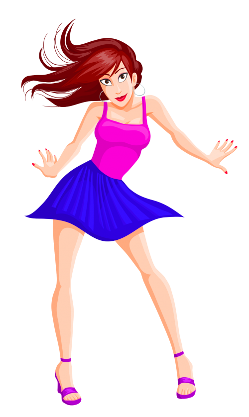 Dance Girl Transparent PNG Image