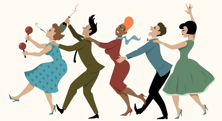 Dance Party Transparent PNG Image
