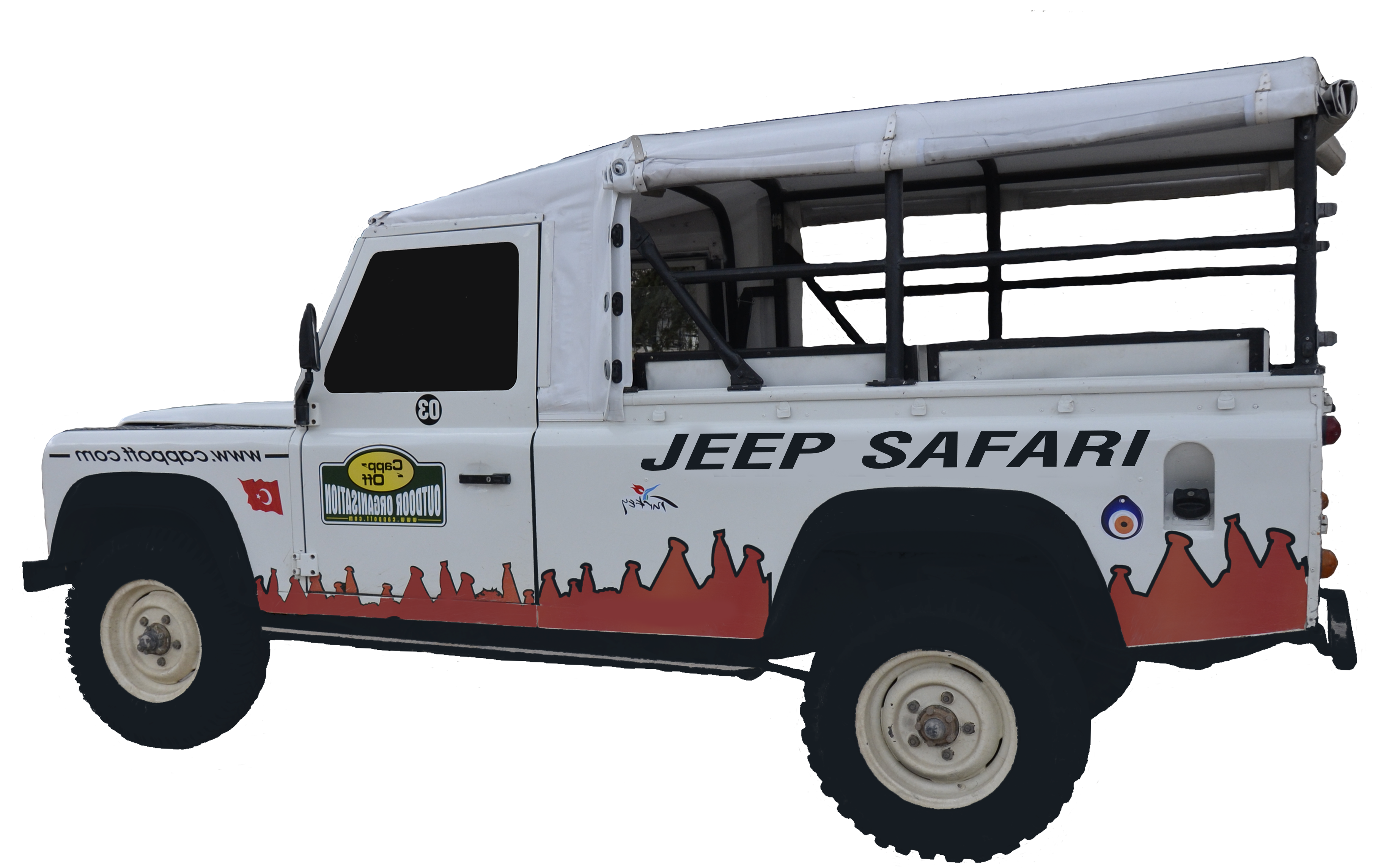 Safari Jeep Transparent PNG Image