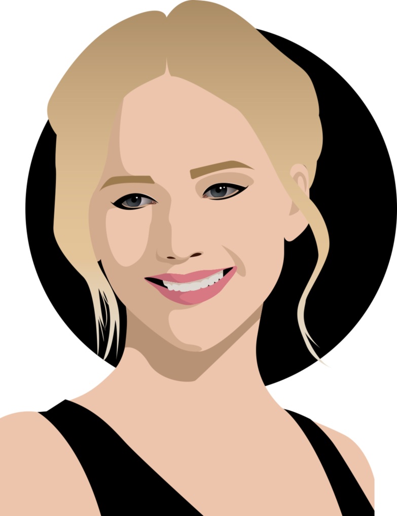 Face Lawrence Jennifer Transparent PNG Image