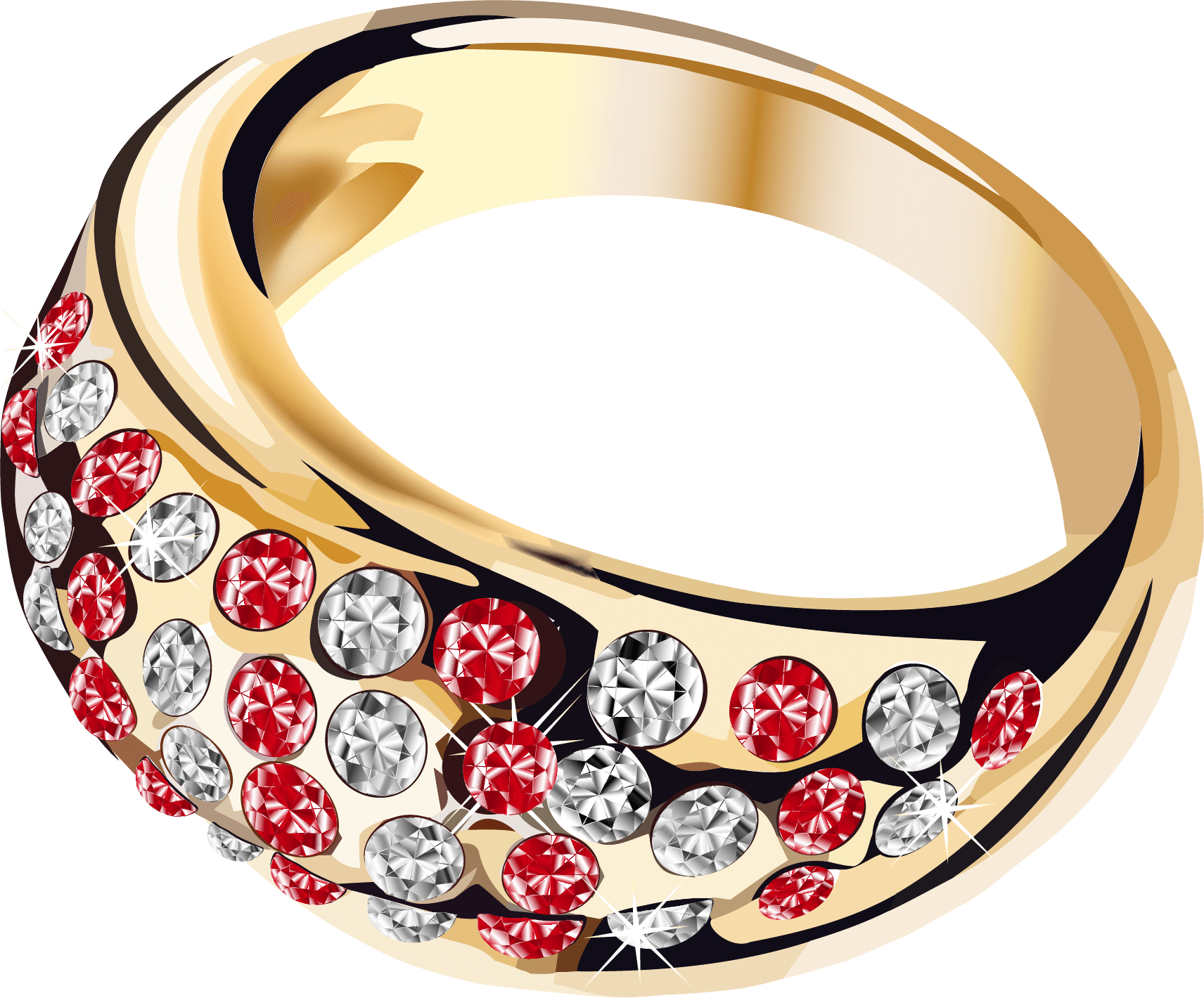 Gold Ring Transparent PNG Image