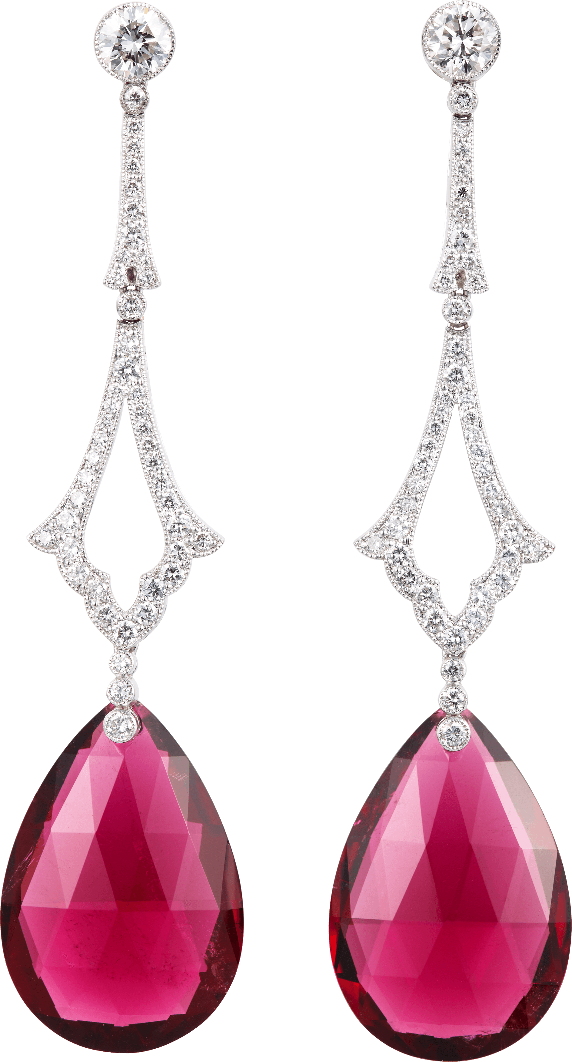 Diamond Earrings Transparent PNG Image