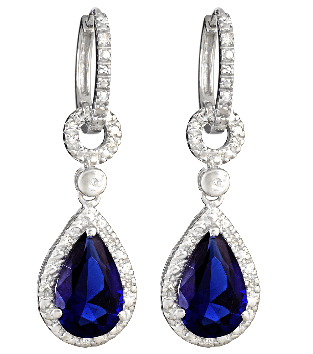 Diamond Earrings Transparent PNG Image