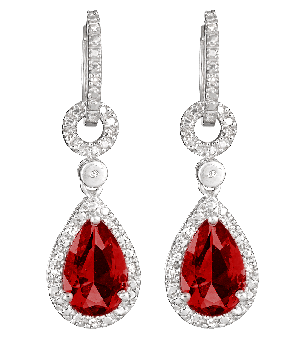 Diamond Earrings Transparent PNG Image