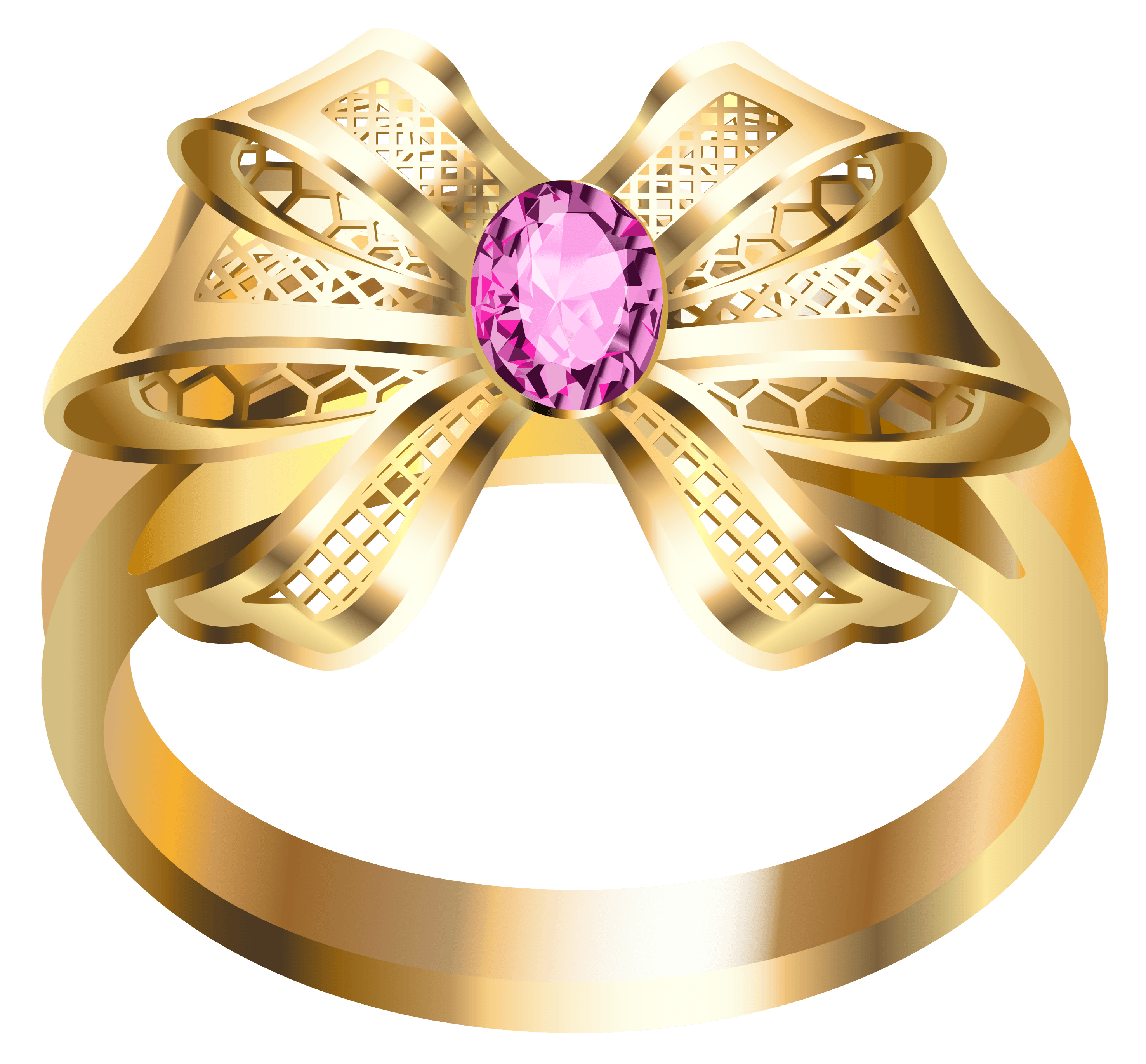 Ring With Diamond Transparent PNG Image
