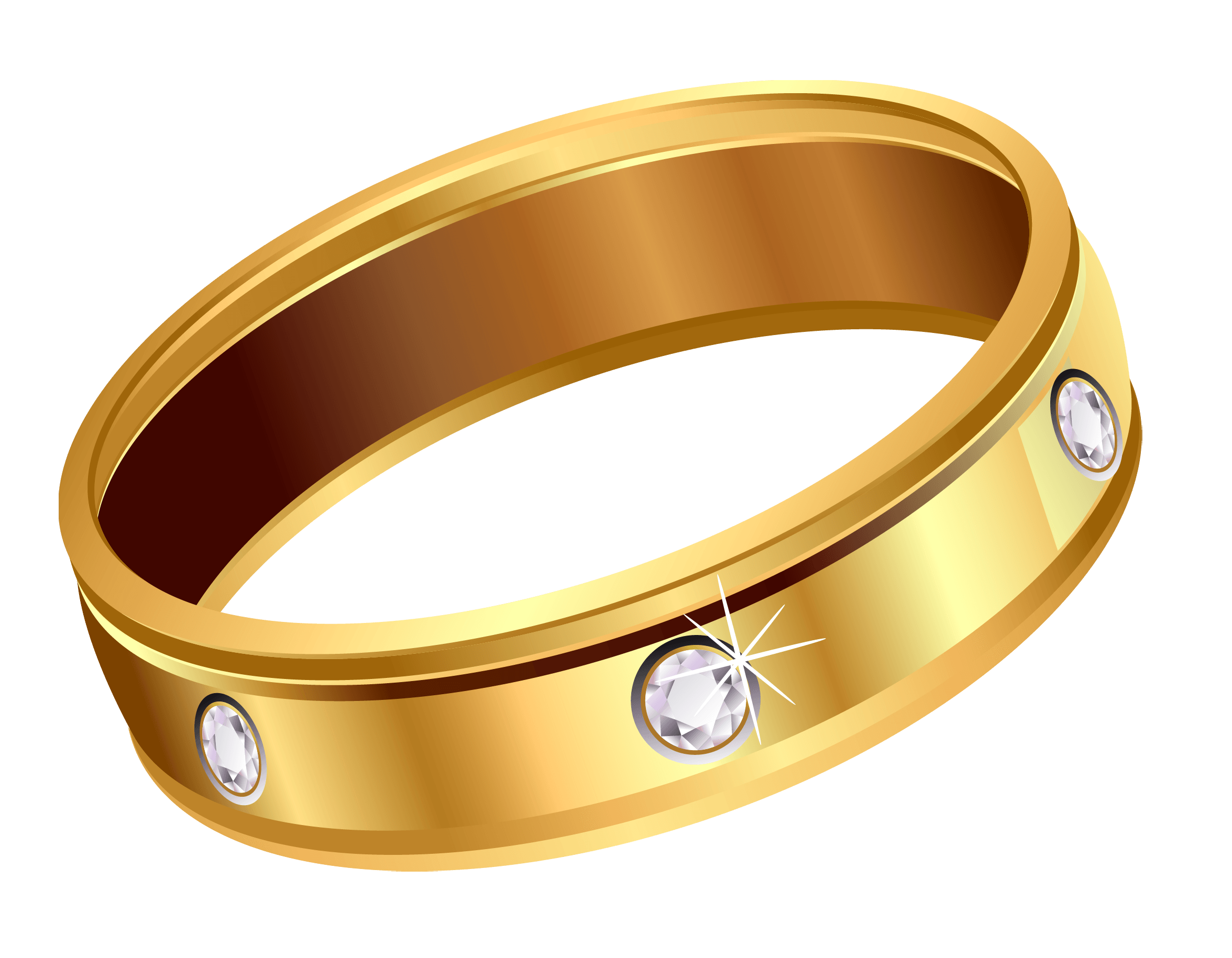 Gold Ring Transparent PNG Image