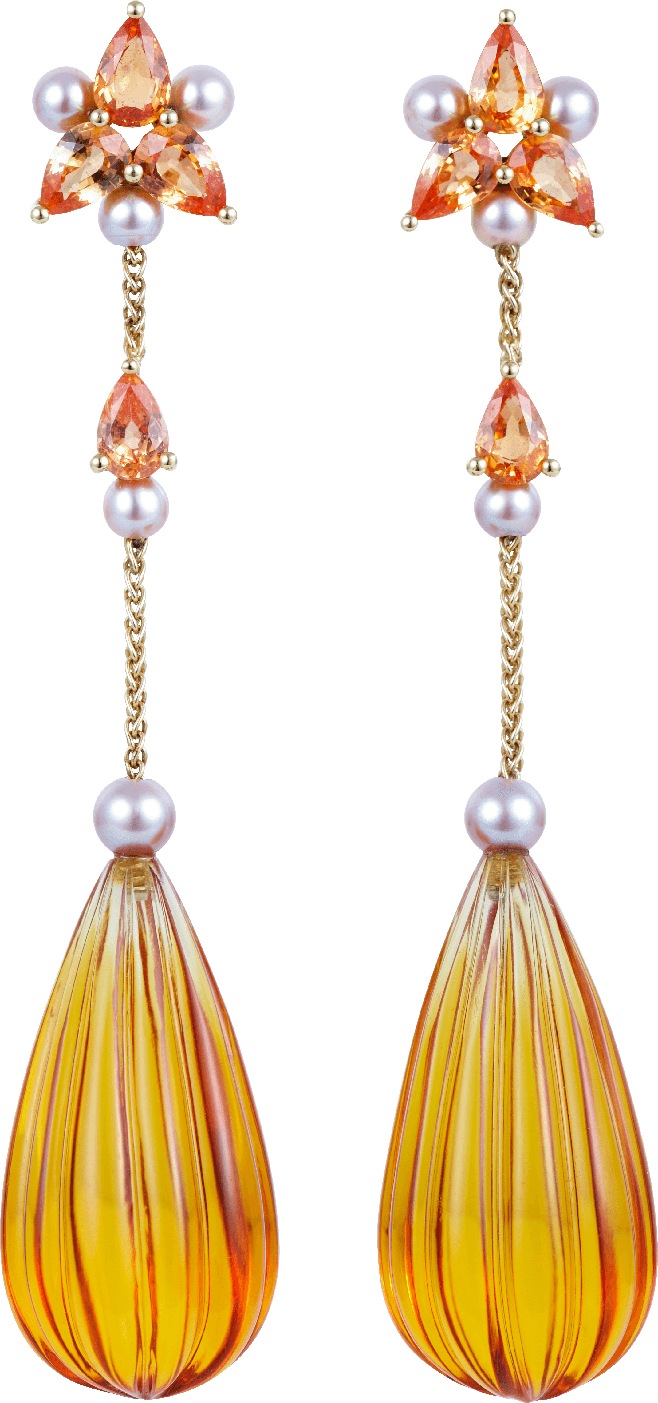 Diamond Earrings Transparent PNG Image