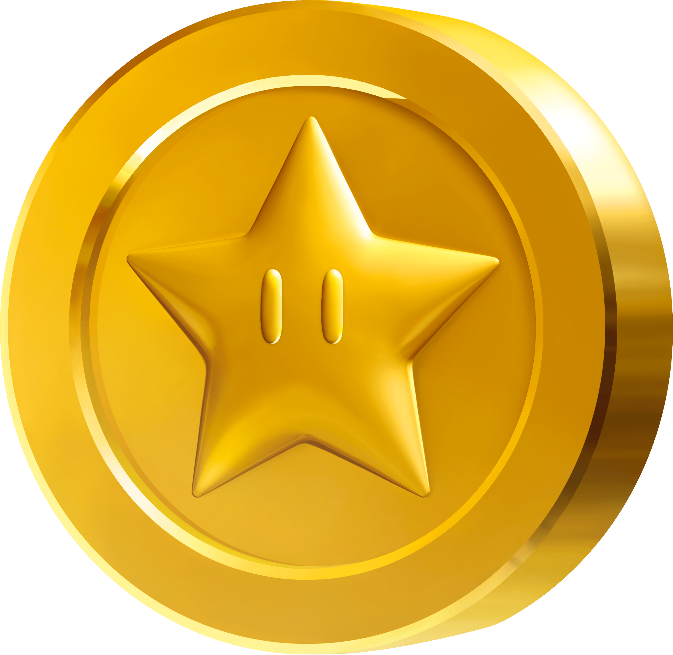 Mario Symbol Super Yellow Bros Frame Transparent PNG Image
