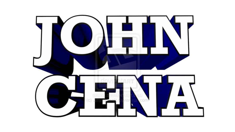 John Cena Blue Logo Transparent PNG Image