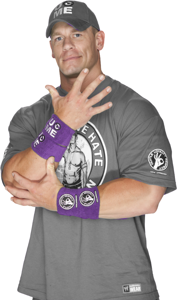 John Cena U Cant See Me Transparent PNG Image