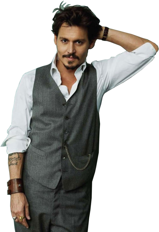 Depp Johnny Transparent PNG Image