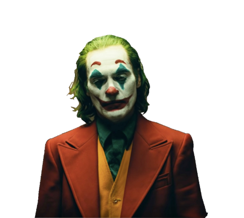 Joker Face Transparent PNG Image