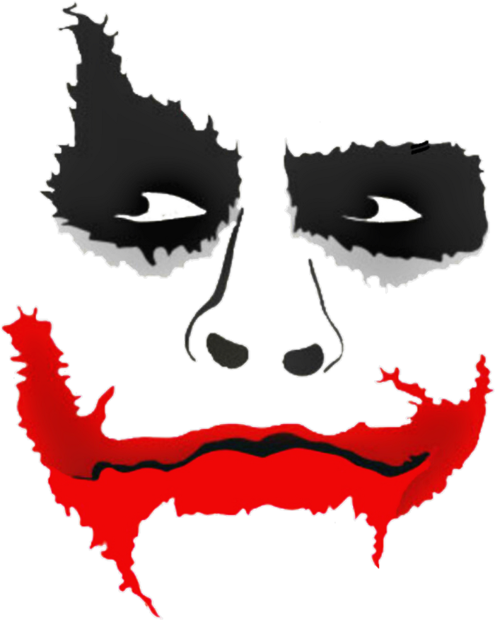 Joker Face Transparent PNG Image