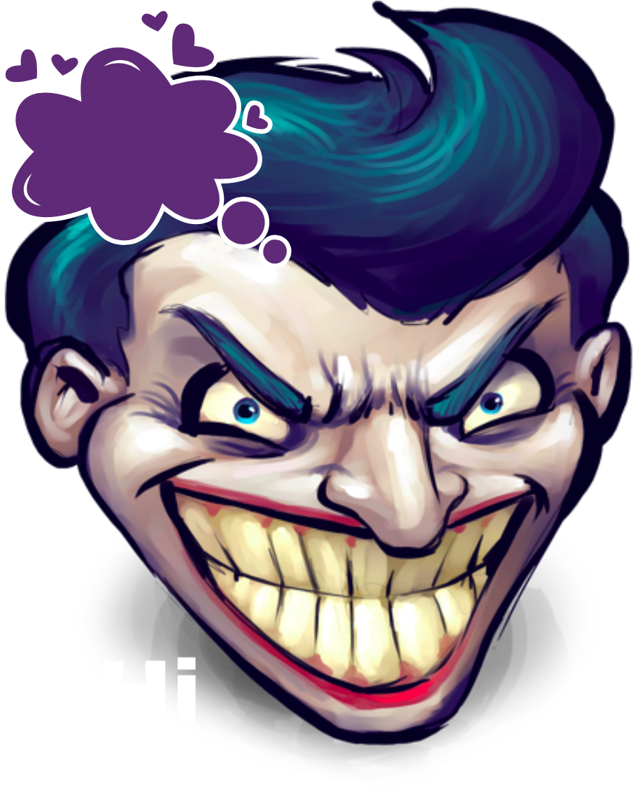 Joker Vector Transparent PNG Image
