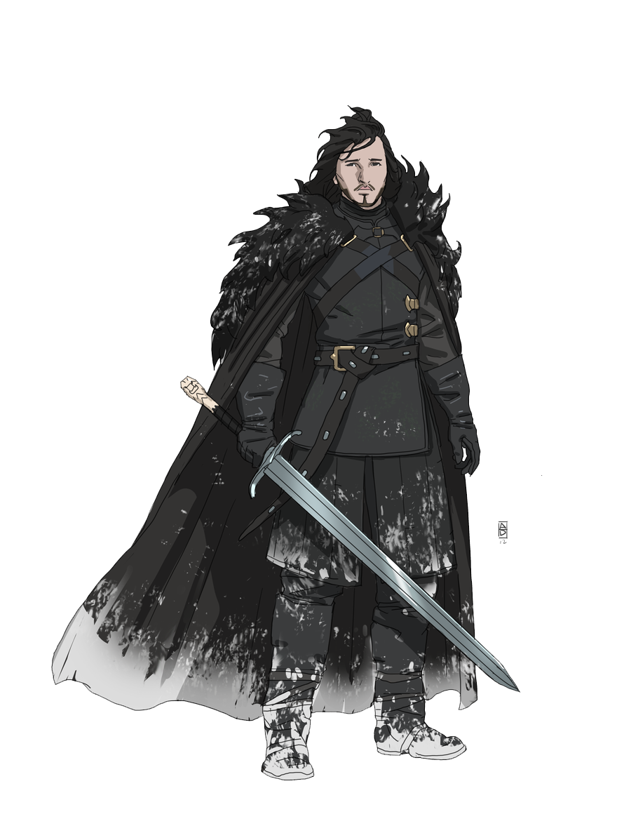 Jon Snow Transparent PNG Image