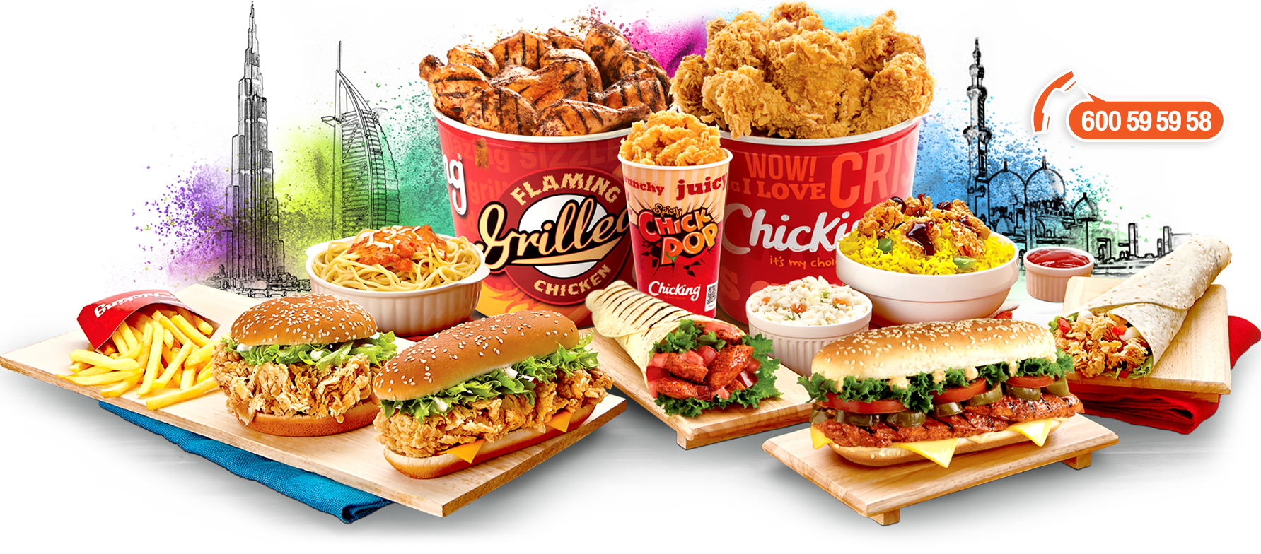 Food Junk Combo Transparent PNG Image