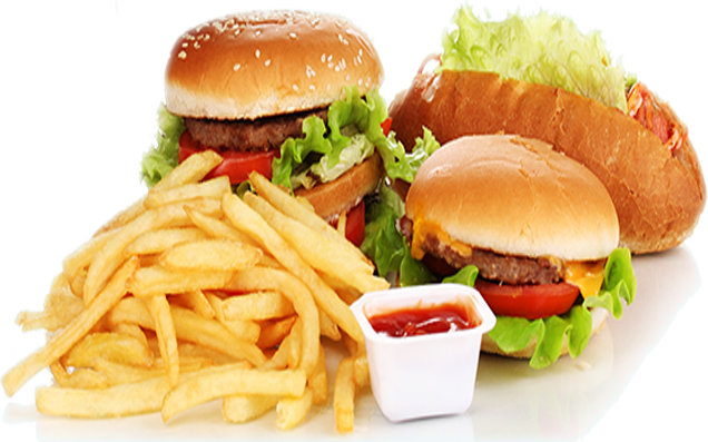 Food Junk Combo Transparent PNG Image