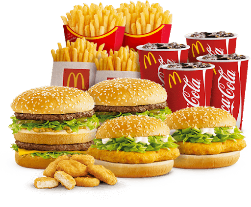 Food Junk Combo Transparent PNG Image