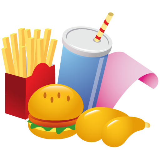 Food Junk Combo Transparent PNG Image