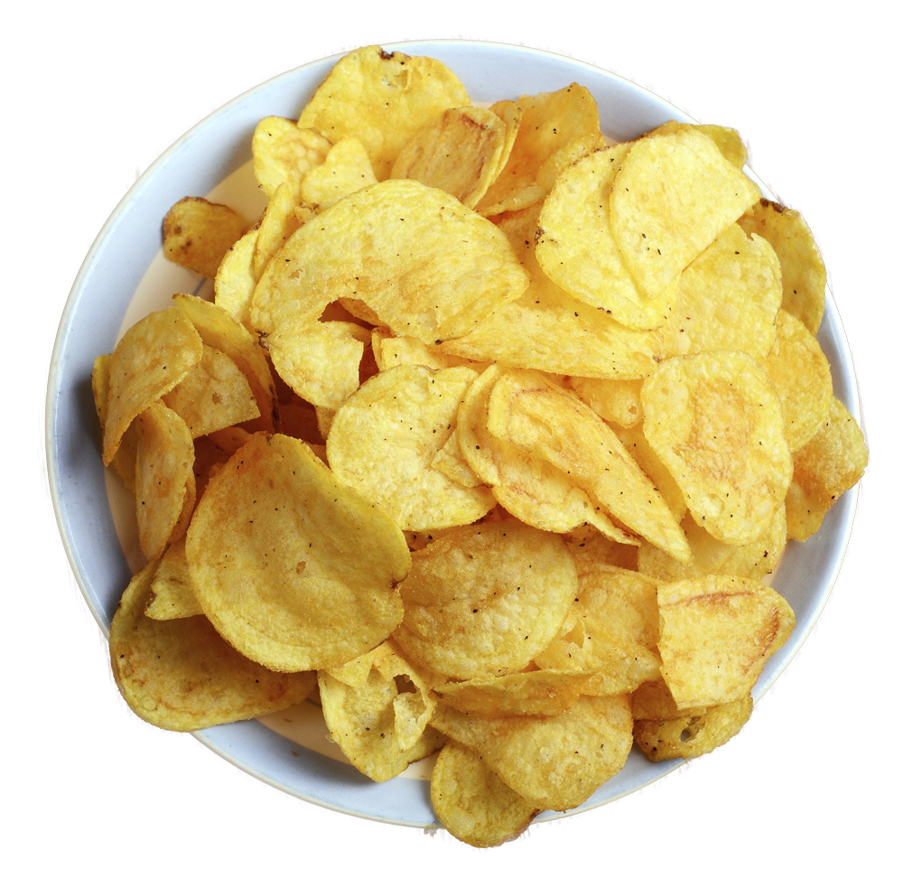 Chips Bowl Crisp Transparent PNG Image