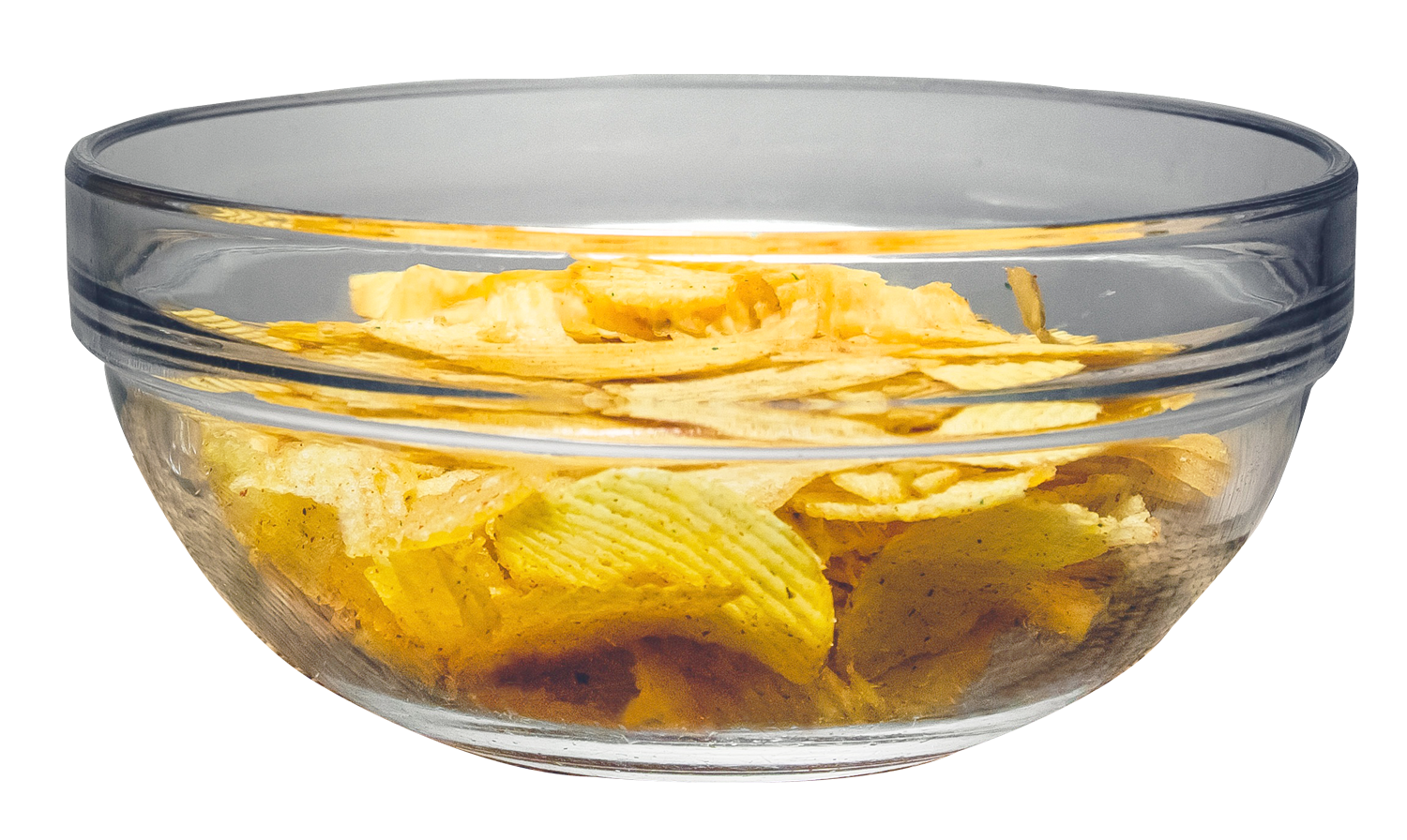 Chips Bowl Crisp Transparent PNG Image